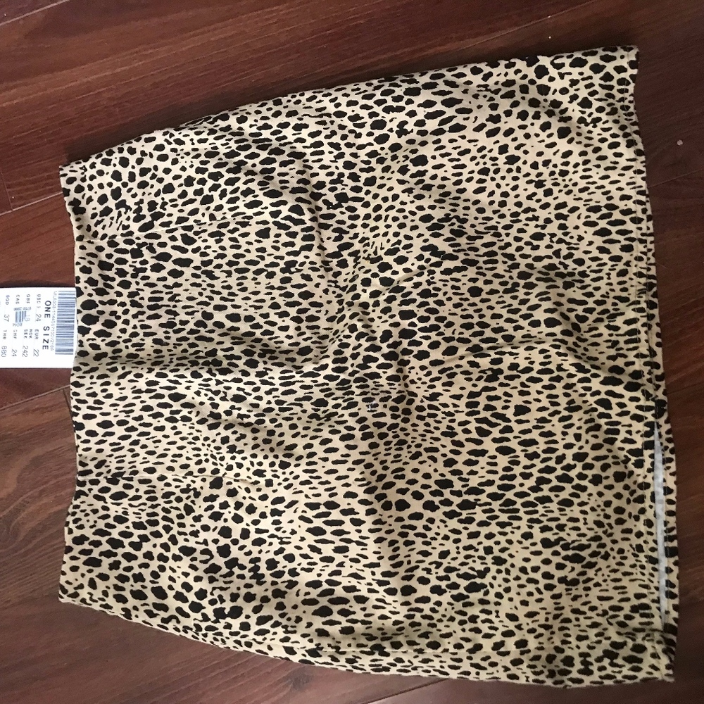 Cheetah Print Skirt